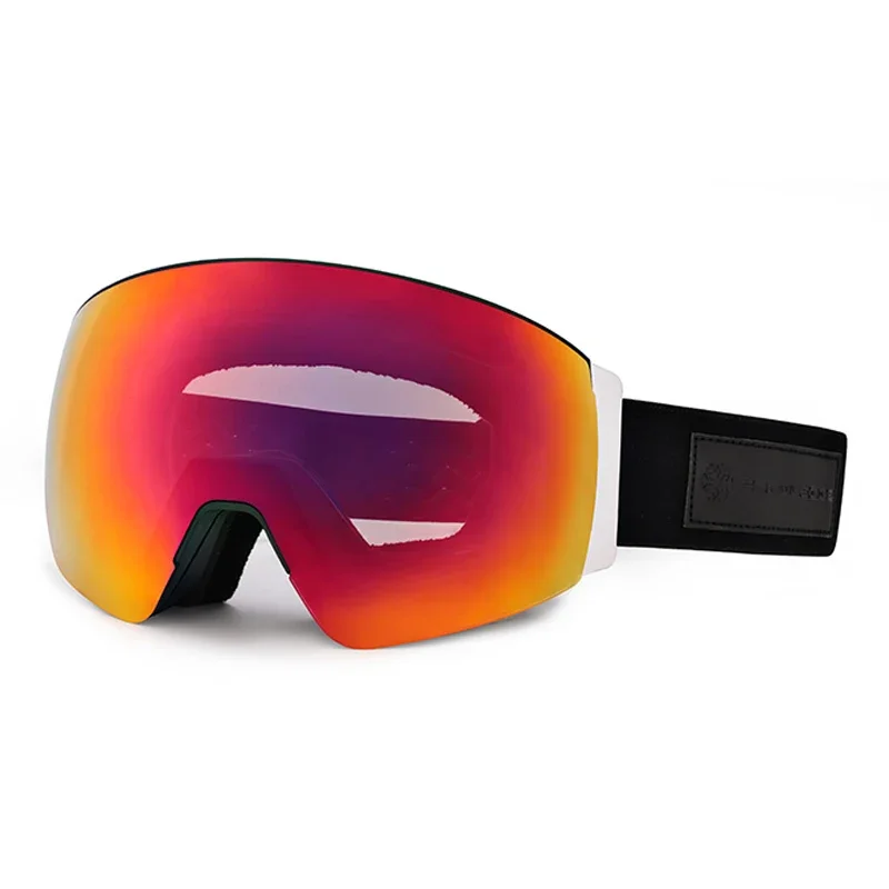 Custom ski goggles anti-fog magnetic lens for snowboard snowmoblie snowshoeing