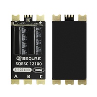 SEQURE 12100 Brushless Electric Speed Controller Onboard RGB LED Color Light Settings 5-12S ESC Suitable for RC Car  Airplane