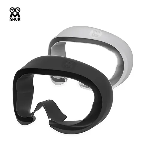 AMVR Silicone Face Cover for Pico 4/4 Ultra Comfortable Sweatproof Protective Cover Eye Mask for PICO 4 01 Version VR Accessory