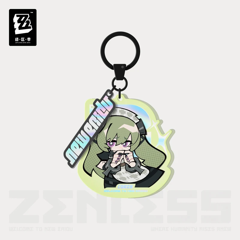 Zenless Zone Zero Official miHoYo Original LD Series Q-version Acrylic Pendant Keychain Victoria Housekeeping Gifts