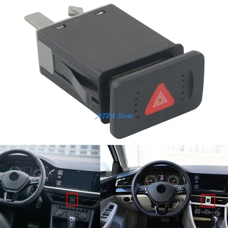 U13C Automotive Hazard Light Control Relays Fast Activation ABS Housing for Multiple Model 1J0953235C 1J0953235E 1J0953235J