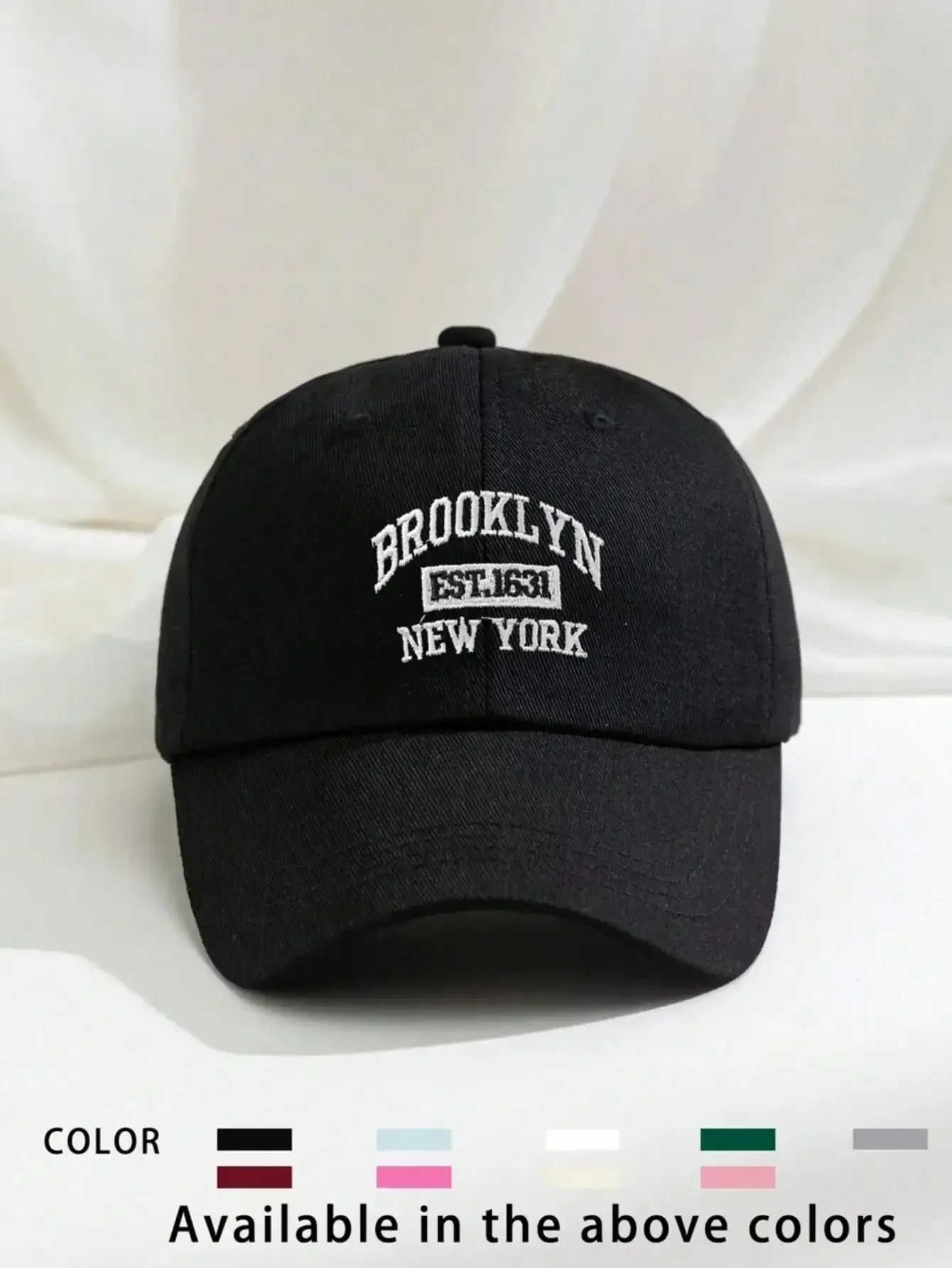 1 unisex all season wearing pure cotton letter Brooklyn1631 fashionable baseball cap