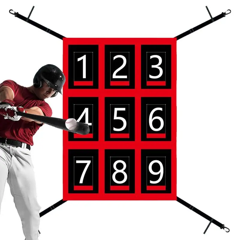 

Baseball Hitting Net Softball Batting Training Target Baseball & Softball Batting Aid Pitching Strike Zone Target Net For