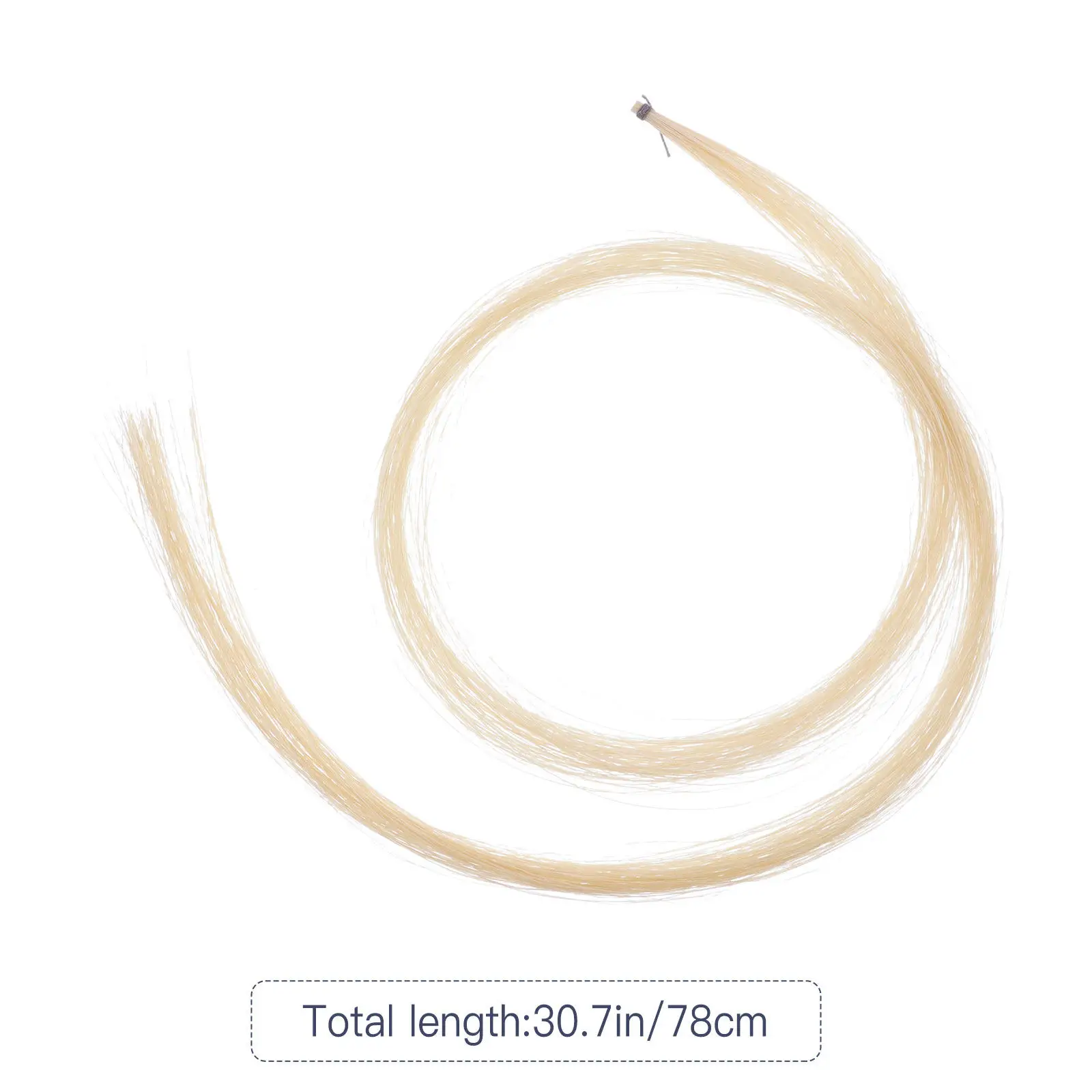 Horse Hair for Violin Erhu Musical Instrument Cello Bow Hairs Accessory Beginner's Horsehair - view 6