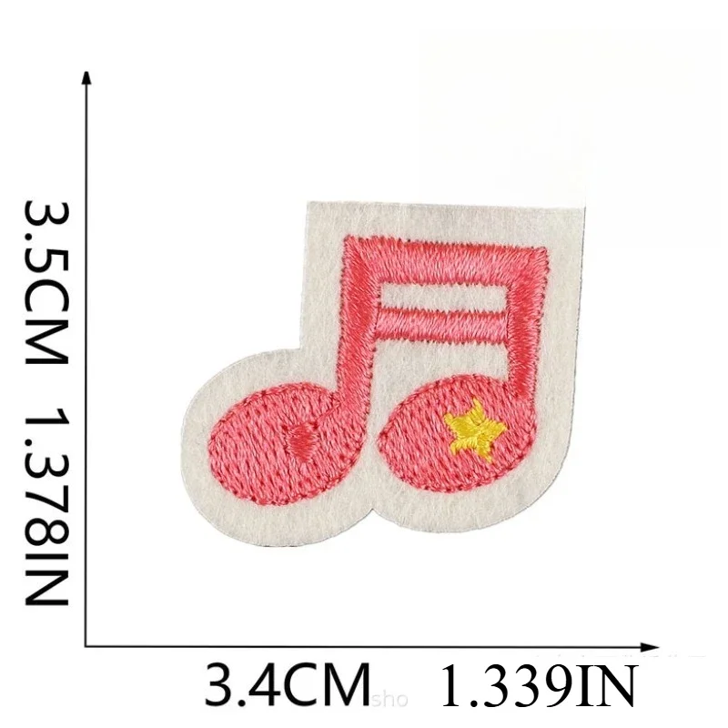 Small Animal Clothes Decoration Cartoon Mixed Embroidery Cloth Sticker Cucumber Embroidery Label Mini Flower