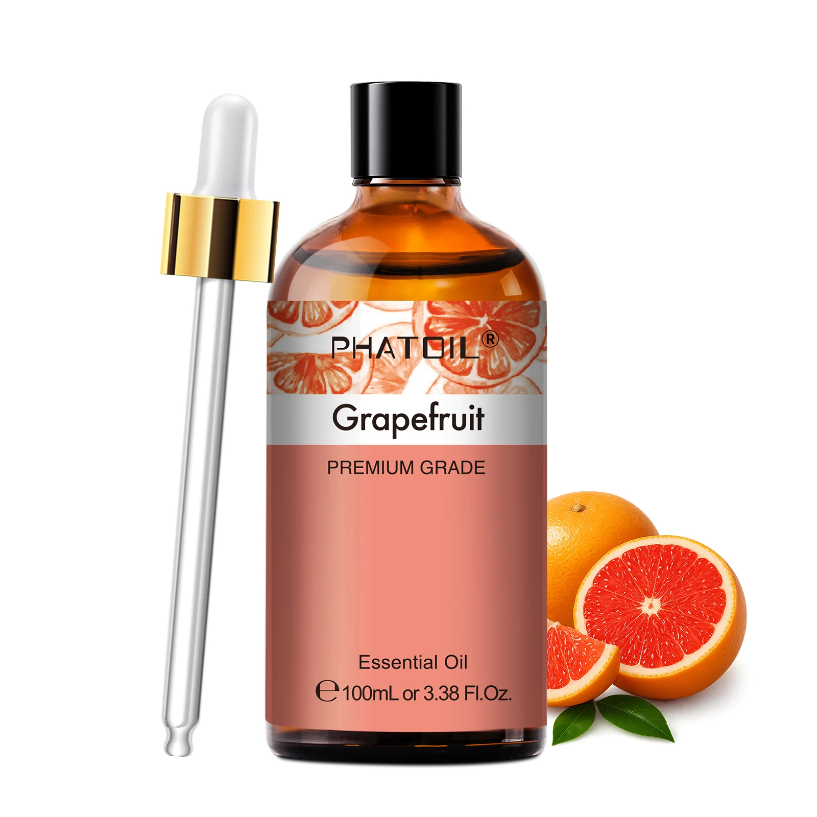 PHATOIL Premium ätherische Öle, 100 ml, Zimt, Rosmarin, Grapefruit, Ingwer, reines ätherisches Aromatherapie-Öl für Diffusor, DIY-Seife – Detail 7