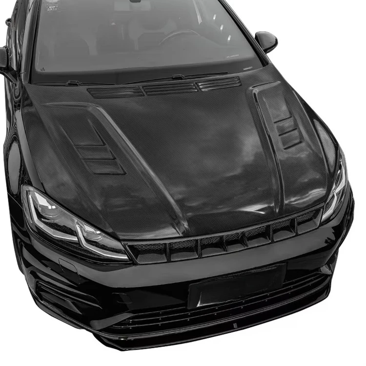 

For Golf 7 R-Line Carbon Fiber Engine Hood for Vw Golf Mk7 Mk7.5 Gti 2015-2021