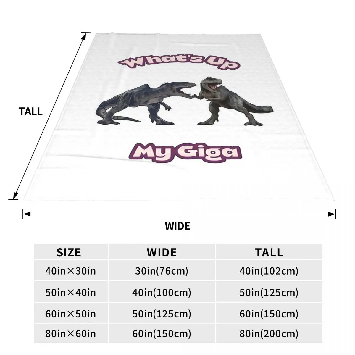 Game Ark Survival Evolved What's Up My Giga Blanket Soft Warm Flannel Throw Blanket Cover for Bed Travel Home Couch