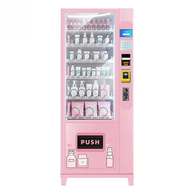 

24 Hours Online Self Selling Girl Lady Cosmetics Vending Machine Branded Makeup Touchscreen Cosmetics Dispenser Customized
