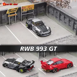 **Pre Sale**SW 1:64 RWB 993 GT RED Diecast Diorama Car Model Collection Toy