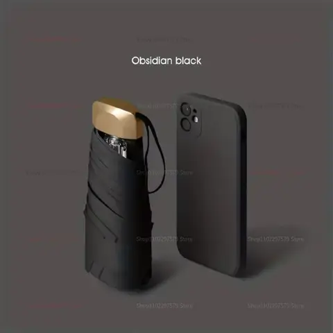 मिनी फोल्डिंग स्वचालित छाता एंटी यूवी रेन सन छाता फैशन पोर्टेबल विंडप्रूफ लाइट महिला पुरुष बच्चे कैप्सूल छाता 8 best sales बच्चों का छाता - №2