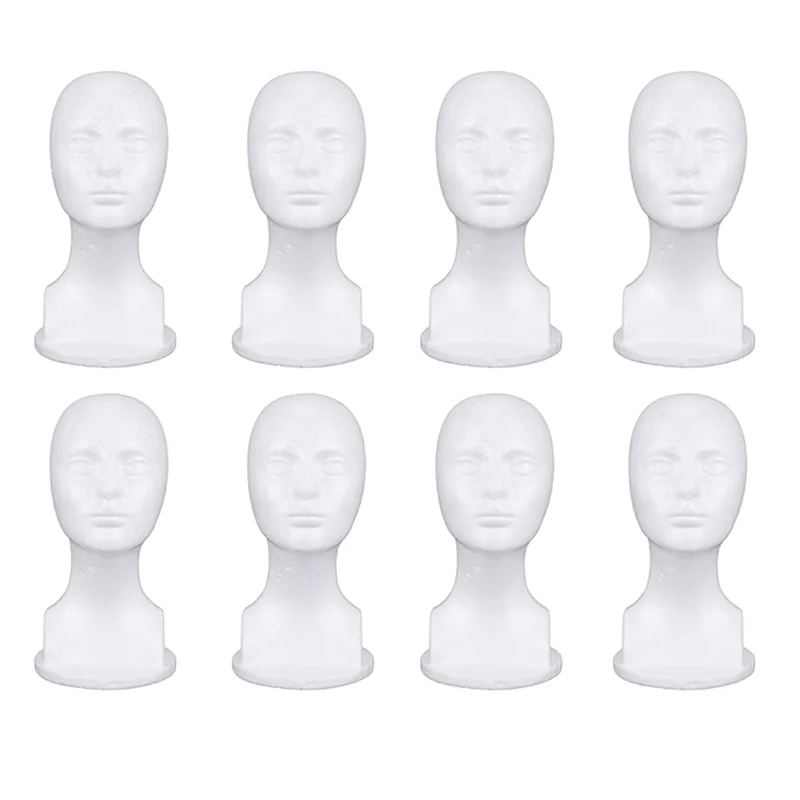 WIND FLYING 8X หุ่นโฟมหัวแว่นตาหมวกวิกผมขาตั้งจอแสดงผล