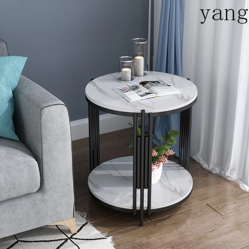 

LMM light luxury sofa corner bedroom bedside table side table living room coffee table balcony small round