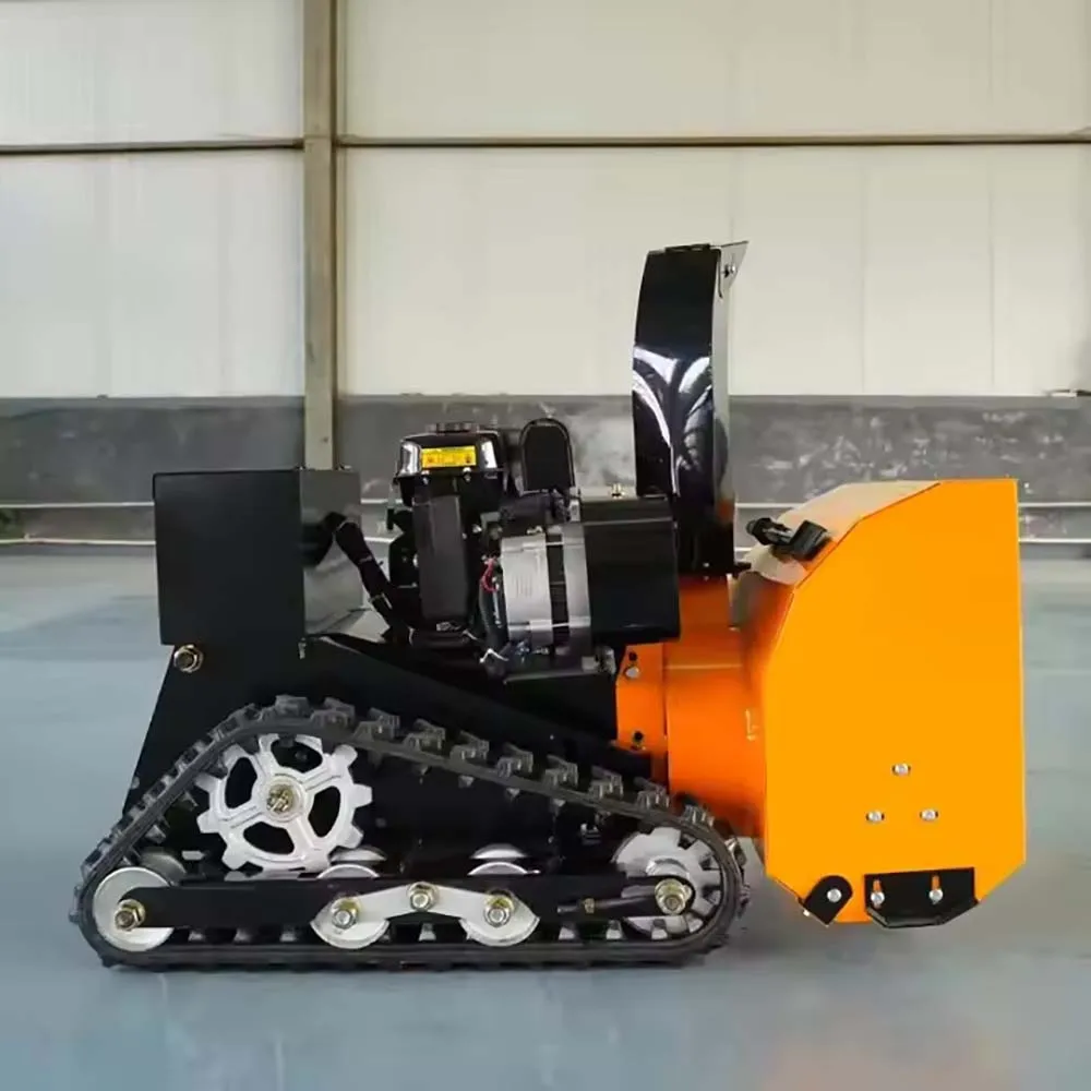 

600mm width Remote Control Snow Thrower Manufacturer Supply Crawler Snow Sweeper Road Snow Removal Equipment