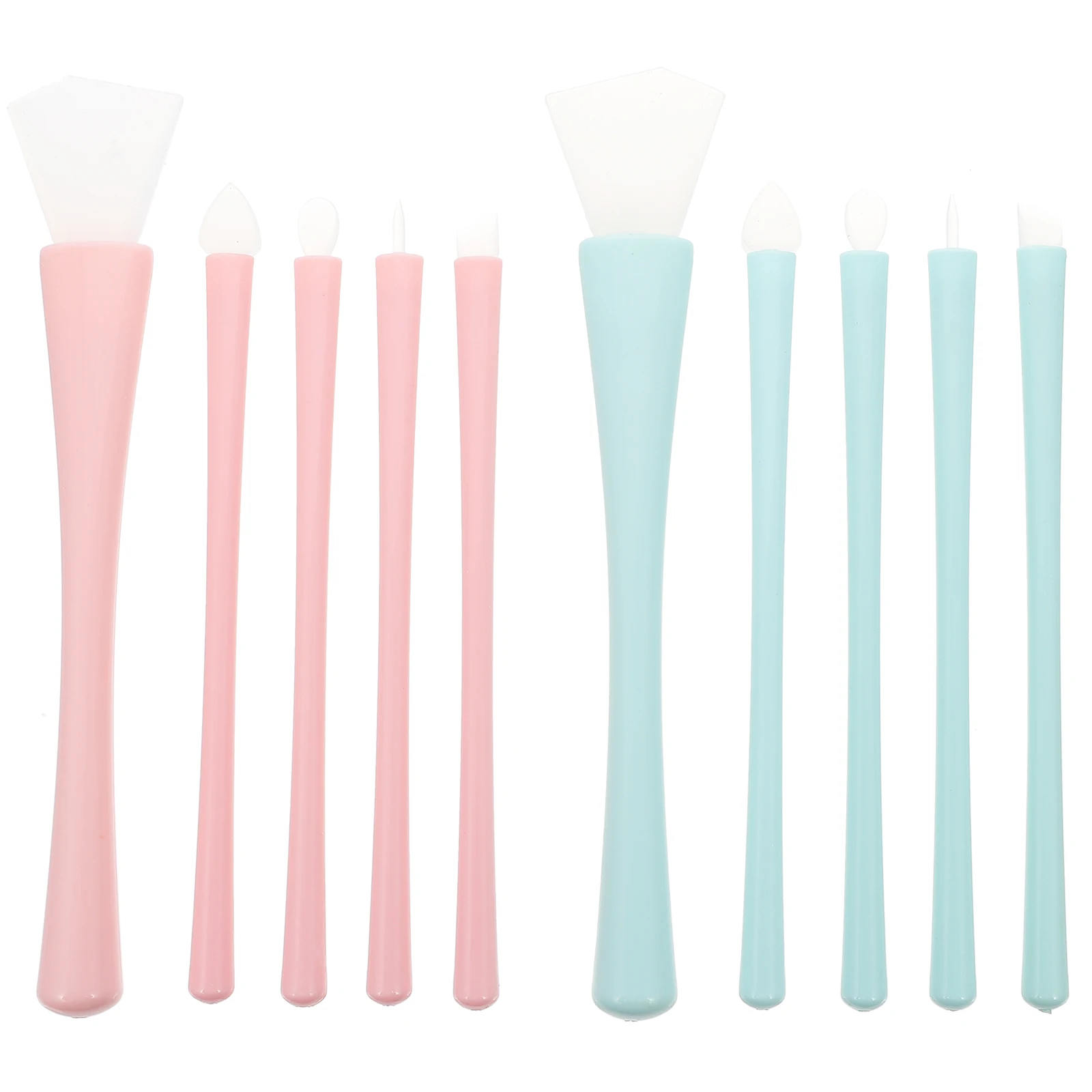 

Silicone Makeup Set 2 Sets Lip Liner Eyeliner Applicator Eyeshadow Concealer Skincare Mud Mask Skincare Brush For