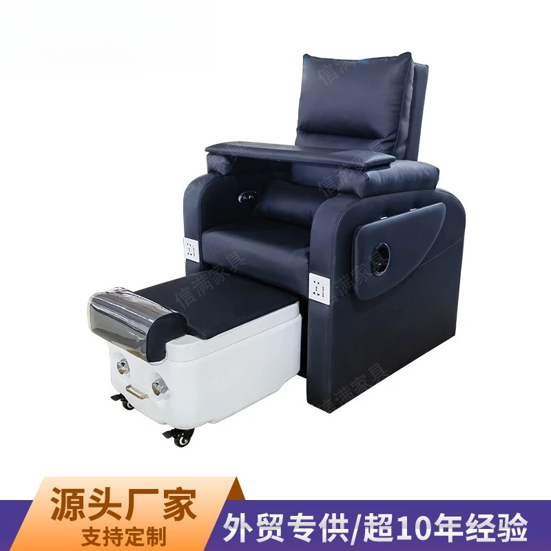Source Multifunctional Electric Nail Sofa Foot Massage Chair Sofa Chair Foot Washing Chair Nail Art  Soaking SPA Foot Therap