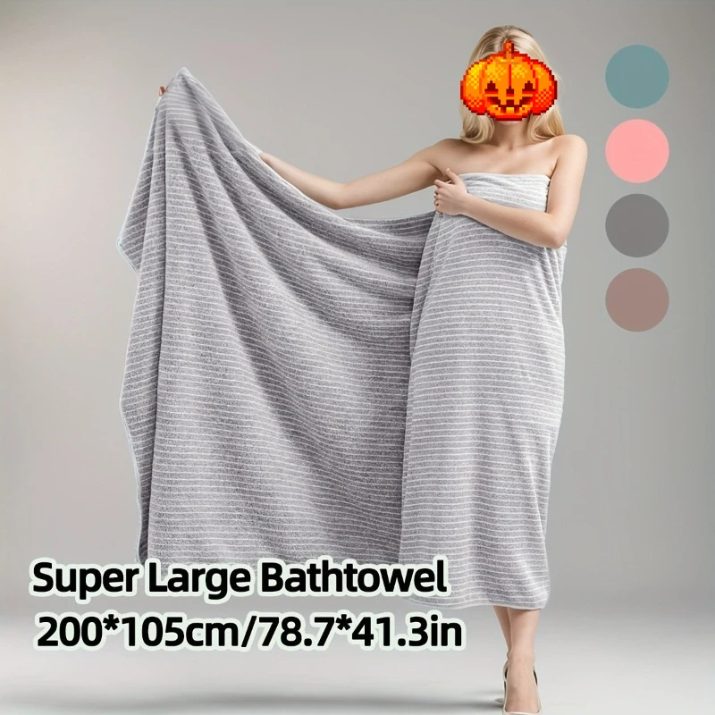 

1PCS Extra Large Bath Towel Quick Dry Microfiber Ultra Absorbent Soft Hair Towel Wrap Turban Durable Fabric Gym Stylish Towels