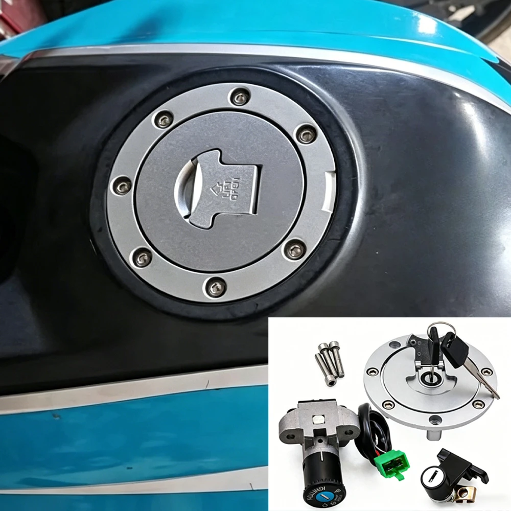 

CF400NK 15-19 Motorcycle Fuel Gas Cap Ignition Switch Seat Lock Key Kit For CFMOTO CF 400 NK CF400 400NK CF650NK CF650MT