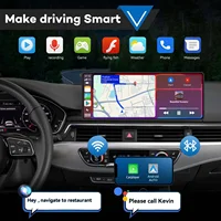 Radio Multimedia con GPS para coche, reproductor de vídeo con WIFI, pantalla Universal de 10,26 pulgadas, inalámbrico, Carplay, para Apple o Android