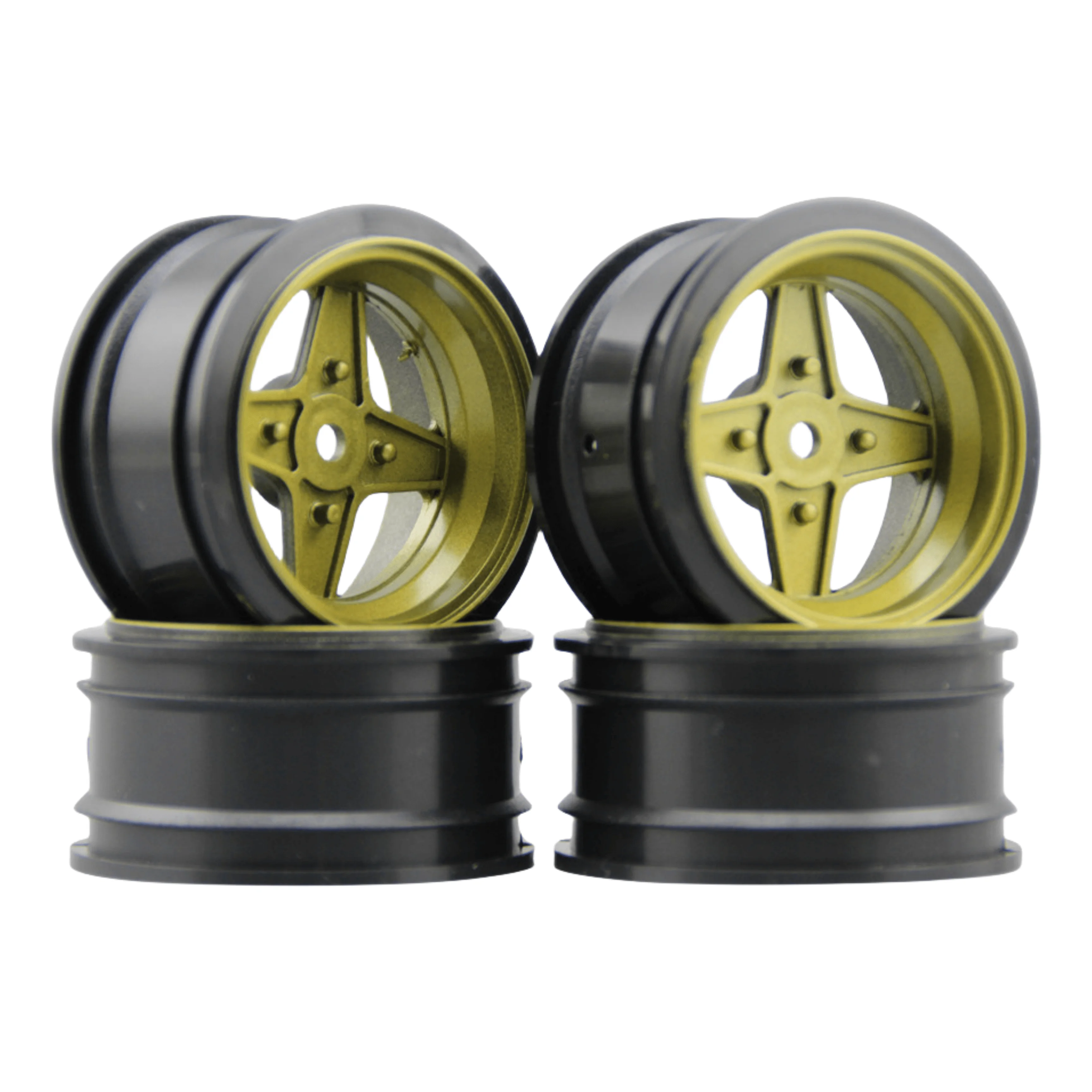 4pcs 1/10 Touring&Drift  Wheel Rim Classic3G(Painting Gold) 6mm offset  fits for 1:10 Touring&Drift Car 1/10 Rim 11110