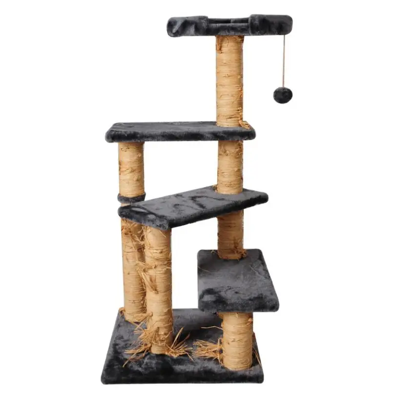 

China large cat tree scratching /unique cat tree house post for cat climbing furniture products (KS1032)