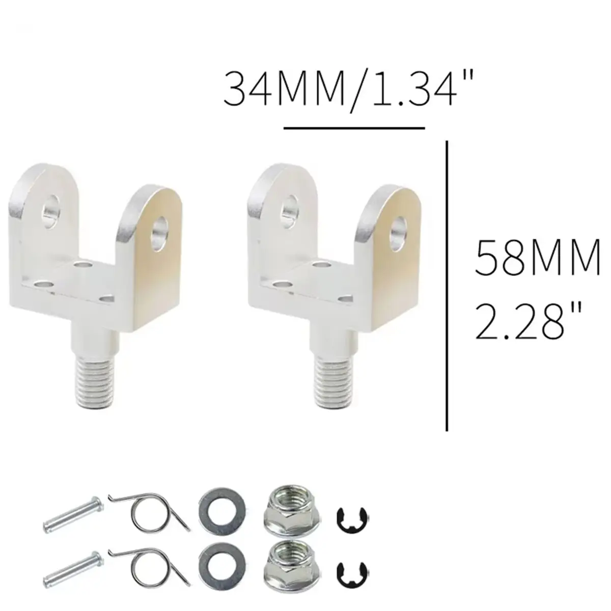Compatible Footrest Foot Peg Mount Bracket Kit for Talaria Sting Sur‑Ron Light Bee X, Electric Dirt Pit Bike Replacement Footpeg