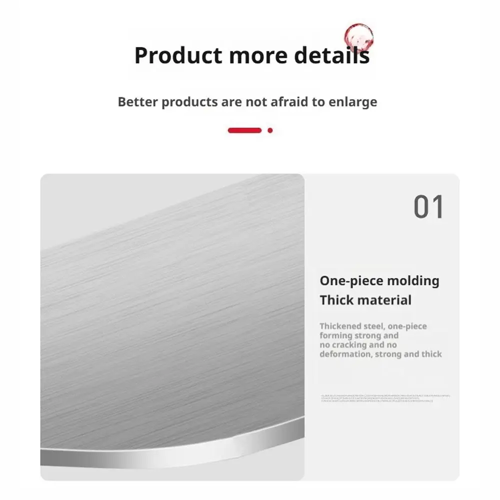 Thickened Stainless Steel Cutting Board Antibacterial Mildew-proof Kitchen Fruit vegetable Cutting Board Kneading Dough Board