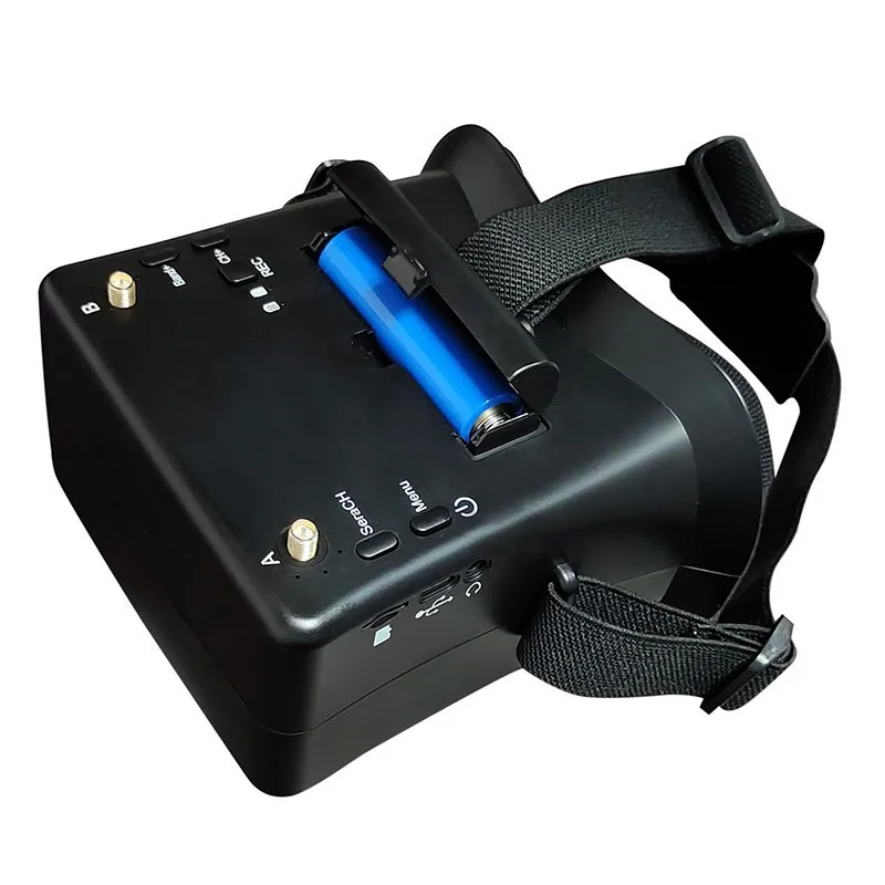 RHD430 Video Glasses 5.8G Model Aircraft 4.3 Inch Display FPV Crossing Machine 40CH Dual Module Diversity Receiving