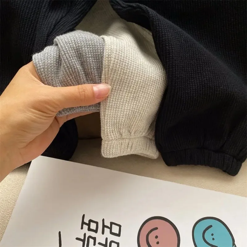 Sommer Einfarbig Jungen Mädchen Hosen Casual Baby Kinder Lose Harem Hosen Mädchen Atmungsaktive Hose Kinder Hosen Kleidung – Detail 9