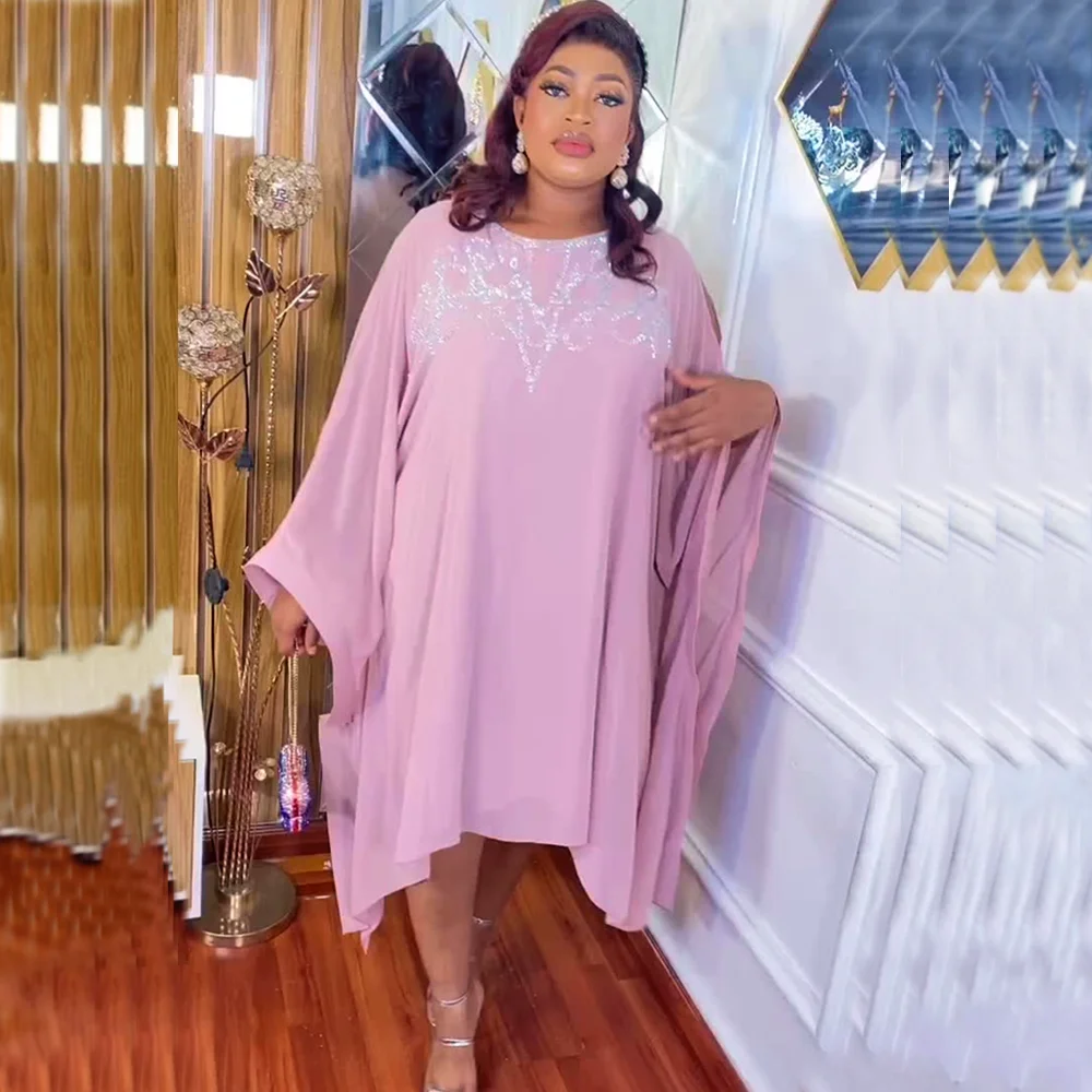 Abiti africani per le donne 2025 Abiti estivi africani Dashiki Ankara Bazin Abito tradizionale Abito lungo caftano musulmano di grandi dimensioni