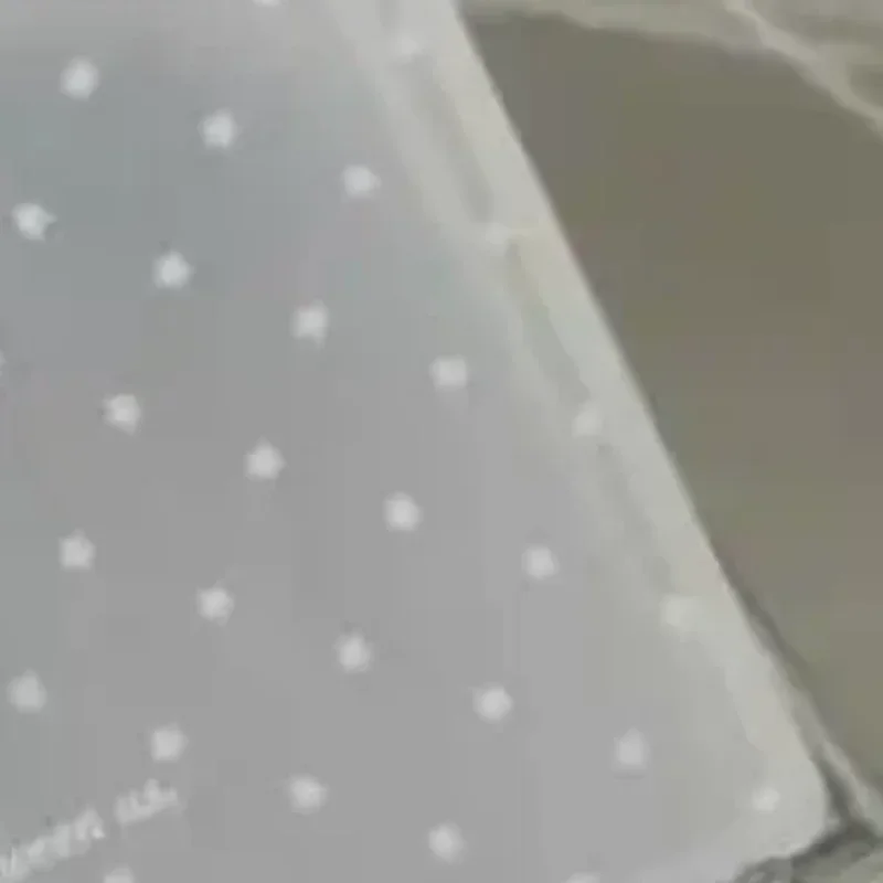 1Pcs Frosted Casual Korean Photocard Storage Box Star Polka Dot Wings Desktop Dustproof Case For Stickers Holder