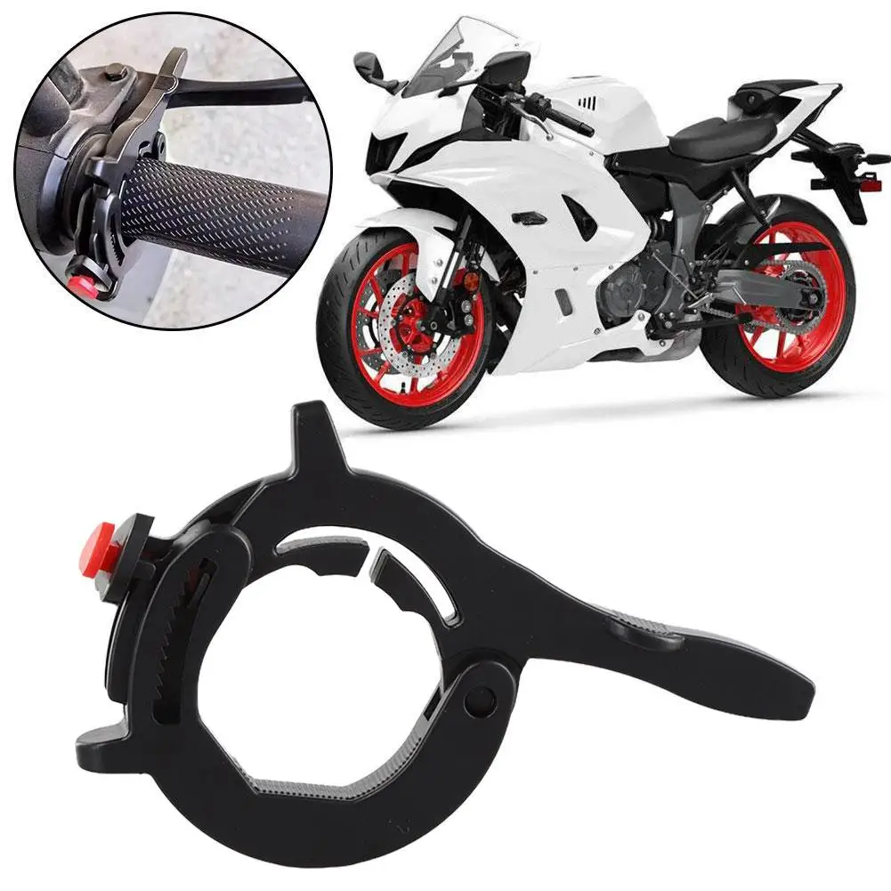 Universal Motorcycle Cruise Control Throttle Lock Lightweight Hand Grip Lock Clamp Motorcycle Accelerator Assist Grips 1pc