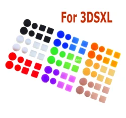 Front Back Housing shell screw feet cover for 3DSLL/3DSXL screw rubber feet dust plug cover for 3DS XL LL