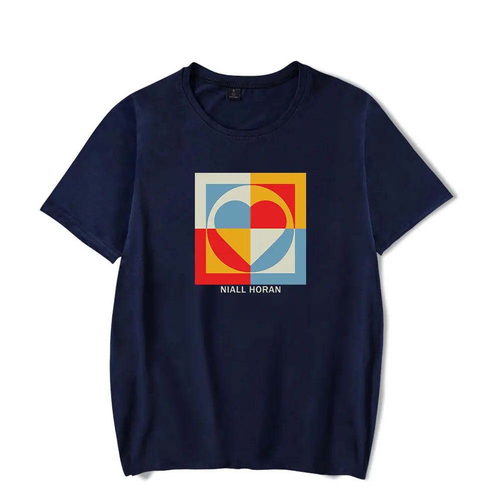 

Niall Horan Niall логотип сердца Merch футболка для мужчин и женщин с коротким рукавом Женщины смешная футболка унисекс Харадзюку Топы рубашка