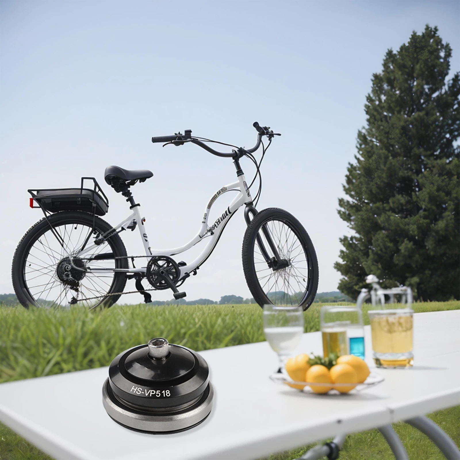 

Aluminium Alloy Bike Parts Head Tube 28.6mm Inner Diameter 41.8-52mm Headset Applicable Frame Head Tube Lightweight Design