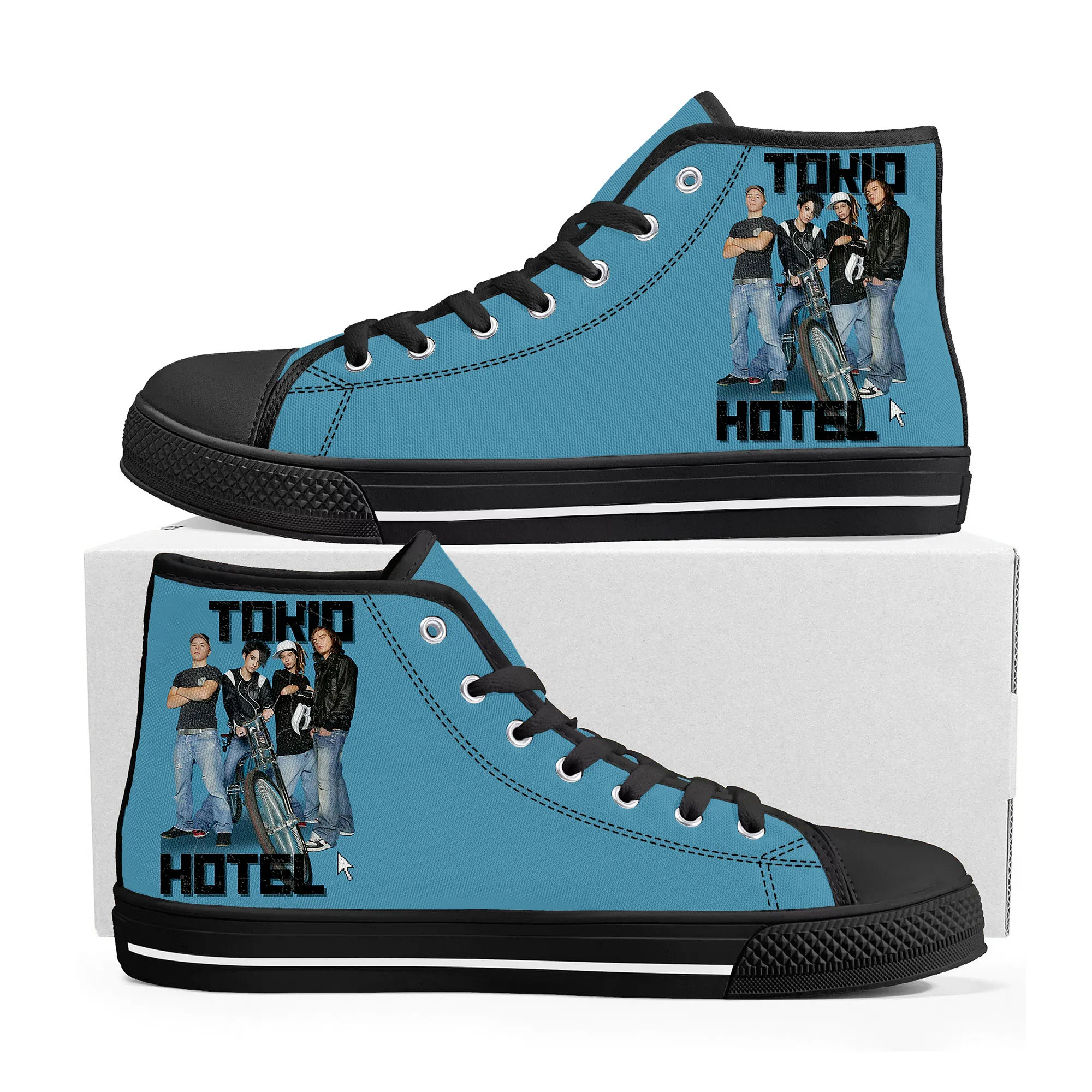 

Germany Rock Band Tokio Hotel High Top Shoes Mens Womens Teenager High Quality Sneakers Canvas Sneaker Casual Couple Custom Shoe