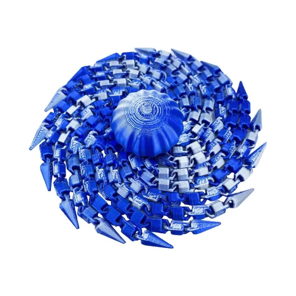 Kreatives 3D-gedrucktes Quallen-Entspannungsspielzeug, Spiralförmiger Oktopus, sensorisches Dekorationsstück, interaktives Stressabbau-Spielzeug, lustiges Spielzeug – Detail 9
