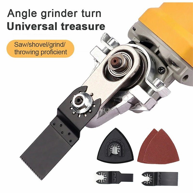 100/115/125mm Winkel Grinder Umwandlung Kopf Kit Universal Kopf Adapter M10 M14 Gewinde Polieren Oszillierende Power werkzeug Konverter – Detail 8