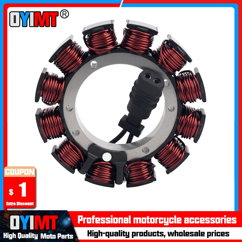 Motorcycle Generator Stator Coil Comp For Harley FXDS-CONV FXDB FXDC FLHTC FLHS FLHTCU FXRS FXLR FXDL FXRS XRS-SP FLHR FLSTF FXD