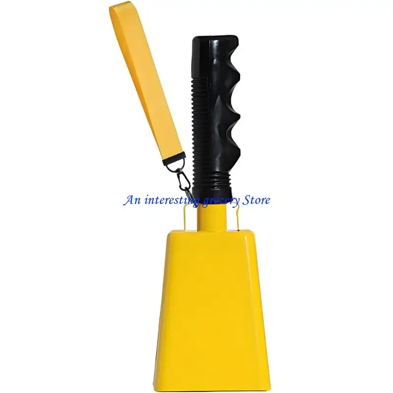 652D Cowbell for Sports Event Cheering 9 Inches Cow Bells for Football Game, Party