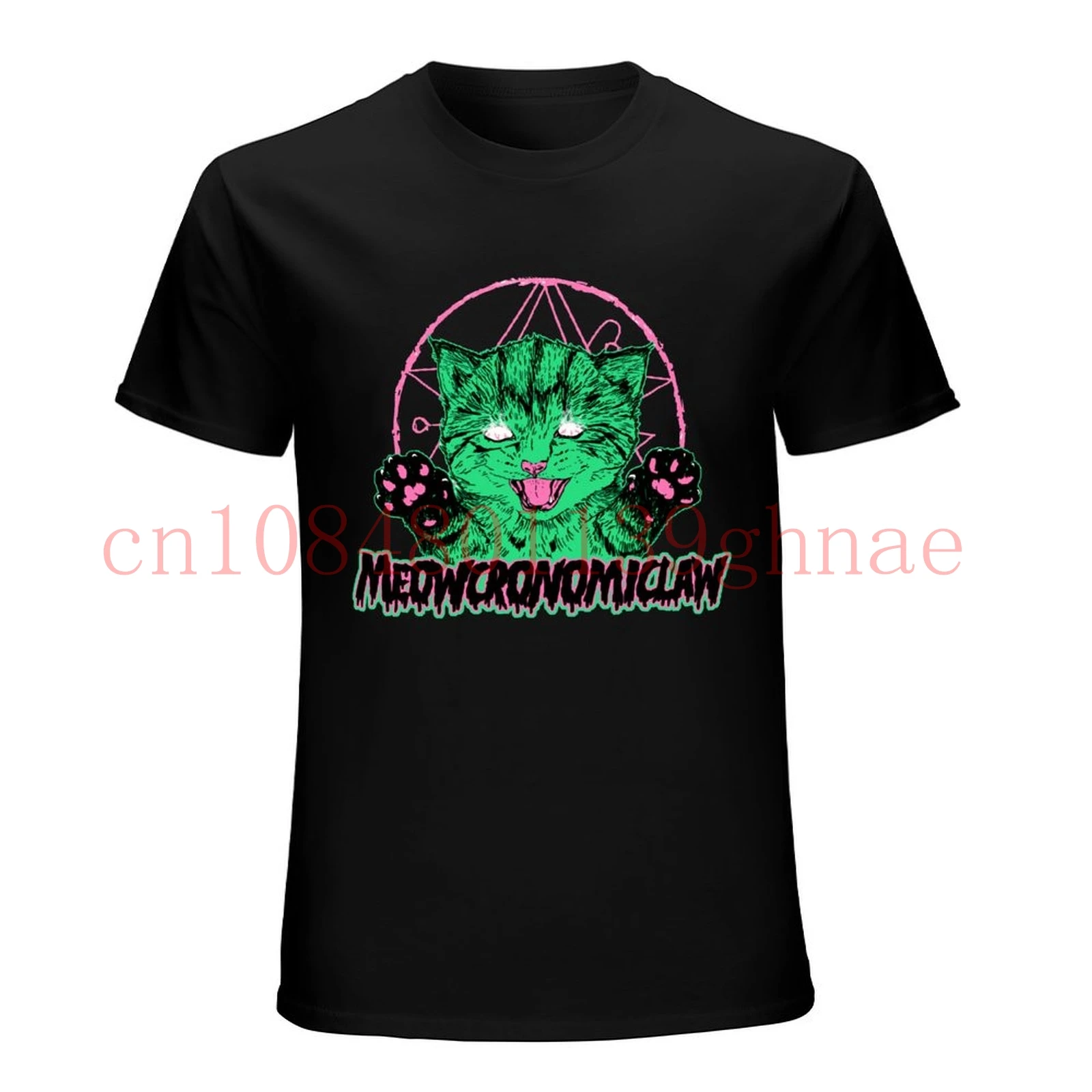 Meowcronomiclaw Slim Fit t-Shirt bl Black