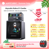 Anycubic Kobra S1 Combo Multi-Color 3D Printer High Precision Core XY Stable Structure Ultra-Quiet Max Speed 600mm/s 3D Printer