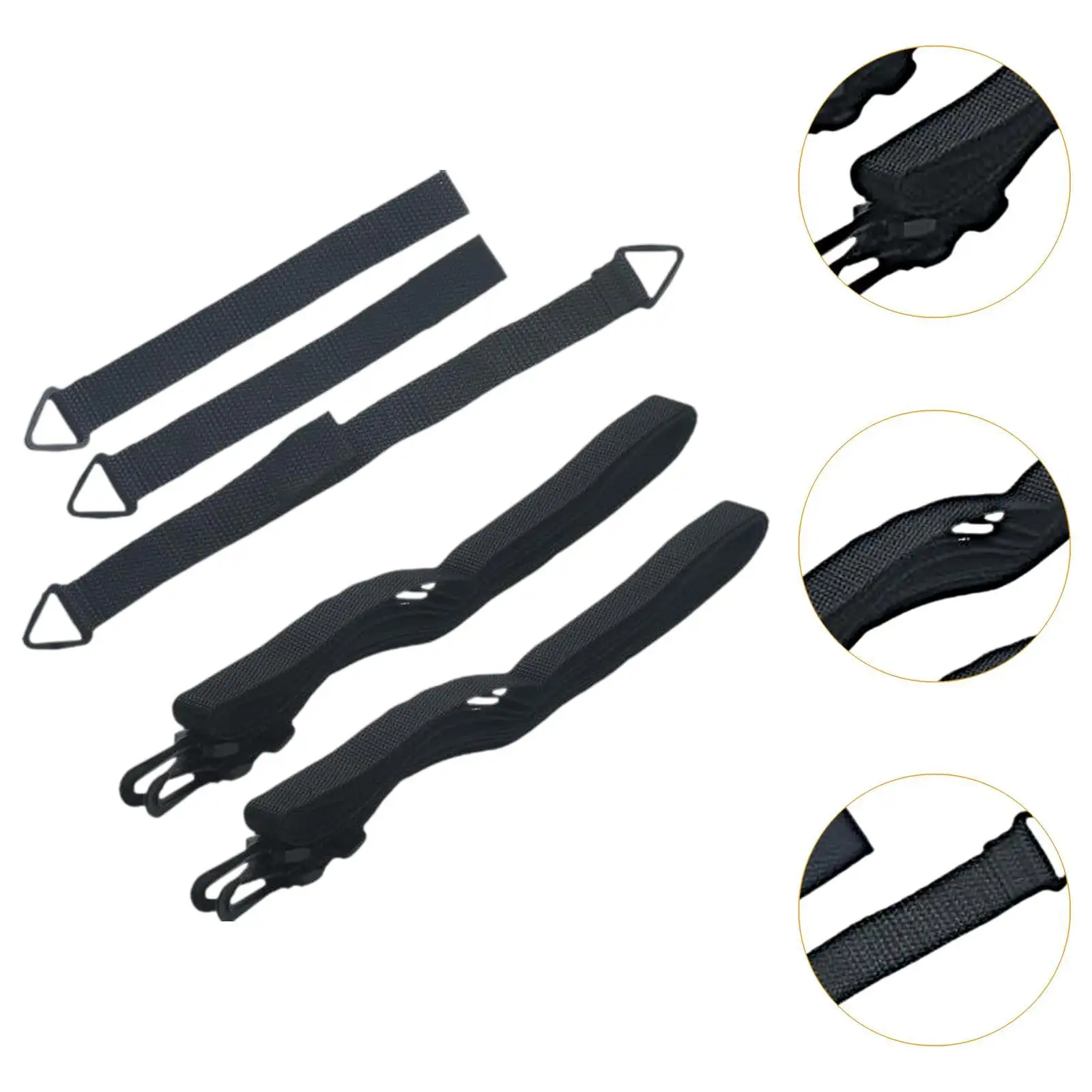 5 قطع من أشرطة المظلة للاستخدام الخارجي، أربطة آمنة لهياكل الظل الكبيرة #5