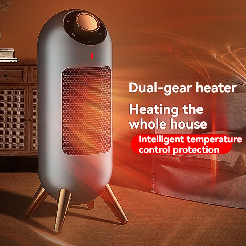 1200W desktop heater, small household, high-power, European and American standard heater, intelligent electric heater