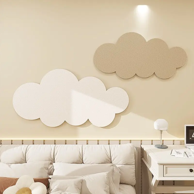 

Simple Cloud Photo Wall Background Board Felt Wall Sticker Display Decoration Children's Room Message Board Artwork Display