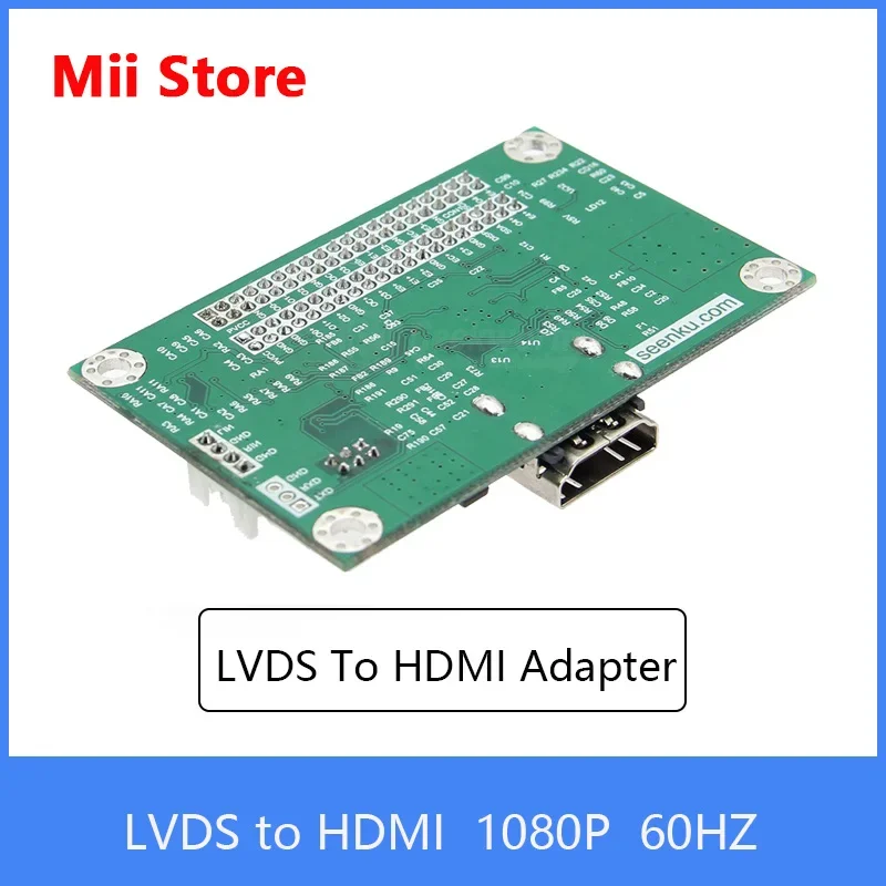 Imagem -04 - Lvds para Hdmi Compatível Adapter Board Converter Compatível com 1080p Resolução 720p Suporta Raspberry pi