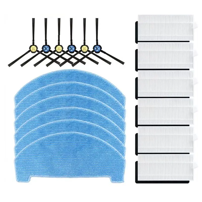 ABWZ-For ILIFE T20S A20 / Polaris PVCR 3600 / G2 0926W G2 0726W / G2 1226 Filter Side Brush Mop Cloth Accessory Part