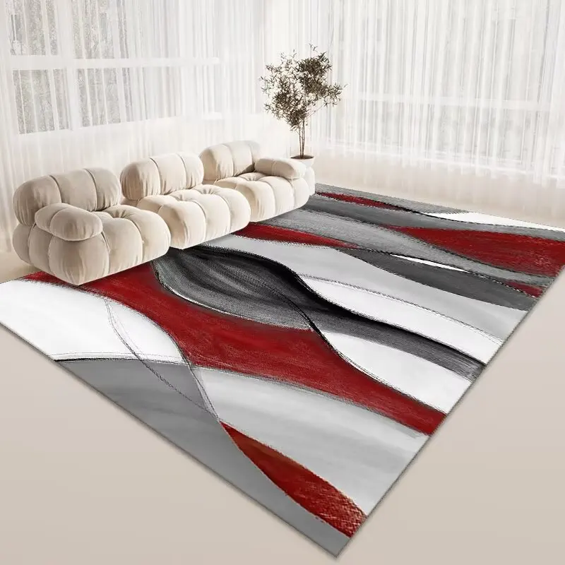 Nordic Carpets for Living Room Home Decoration Bedroom Large Area Rug Light Luxury Lounge Carpet Easy Cleaning Room Decor Mat