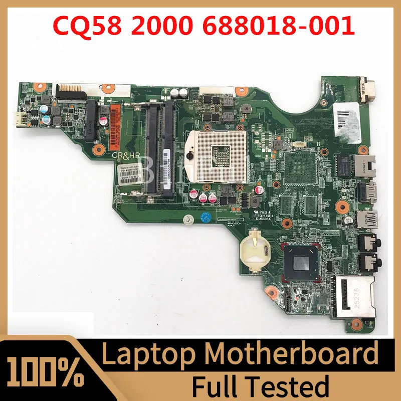 

688018-001 688018-501 688018-601 Mainboard For HP CQ58 2000 2000-2204TU Laptop Motherboard SJTNV 100% Fully Tested Working Well