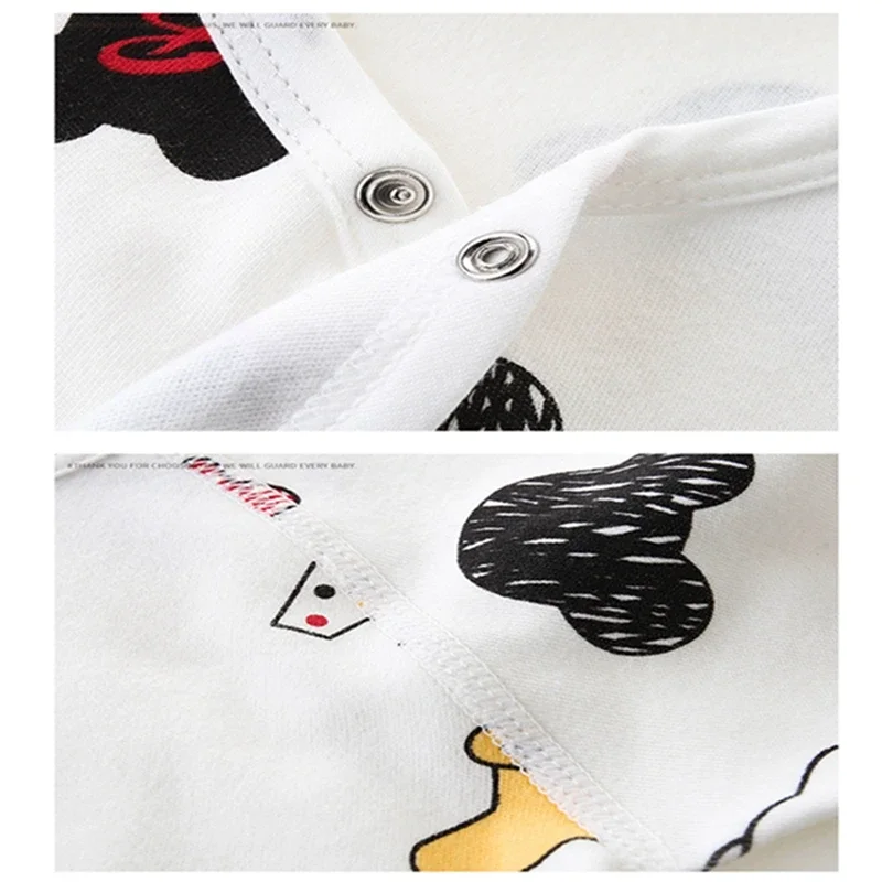 Spring Baby Rompers For Girl Newborn Jumpsuit Long Sleeve Cartoon Mickey Mouse Boy Toddler Top Kids Cotton Infant Outfits 0-12M